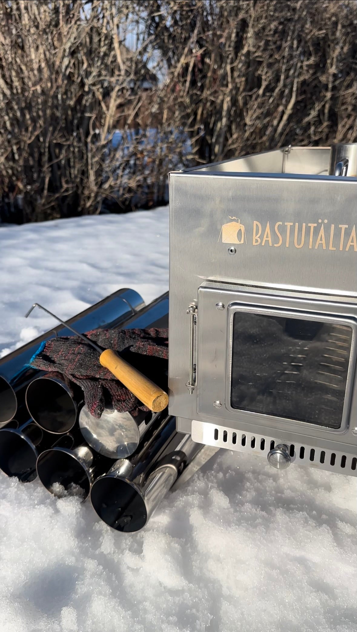 Komplett bastutält S med bastukamin