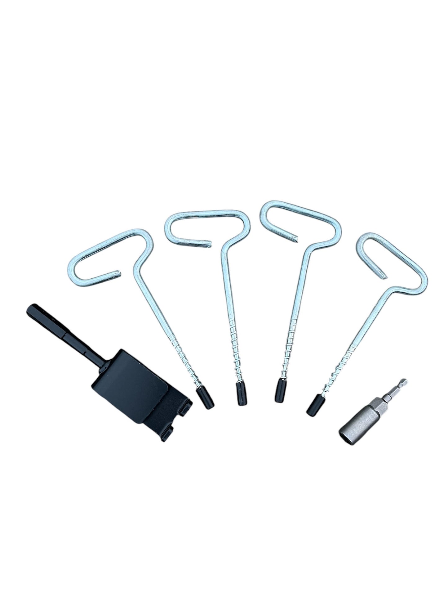 Isskruvar 4-pack med tillhörande adaptrar